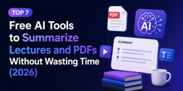 Top 7 Free AI Tools to Summarize Lectures and PDFs Without Wasting Time