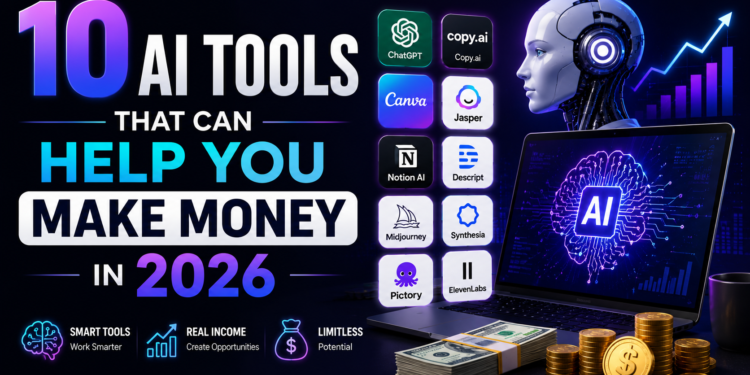 10 AI Tools You Can Actually Make Money With in 2026