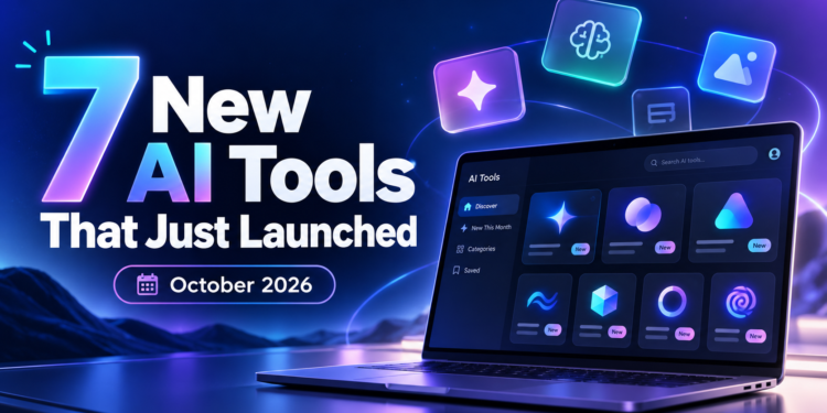 7 New AI Tools That Just Launched (October 2026): What They Do and Who They’re For