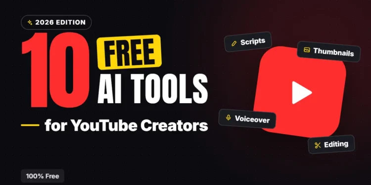 10 Free AI Tools for YouTube Creators: Scripts, Thumbnails, and Captions